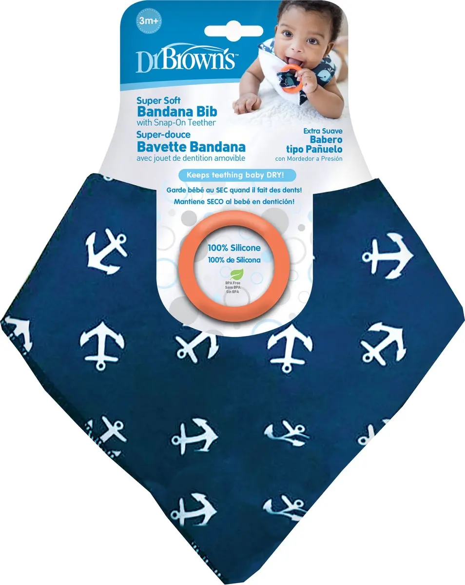 Dr. Brown's Slabetje Met Bijtring Blauw