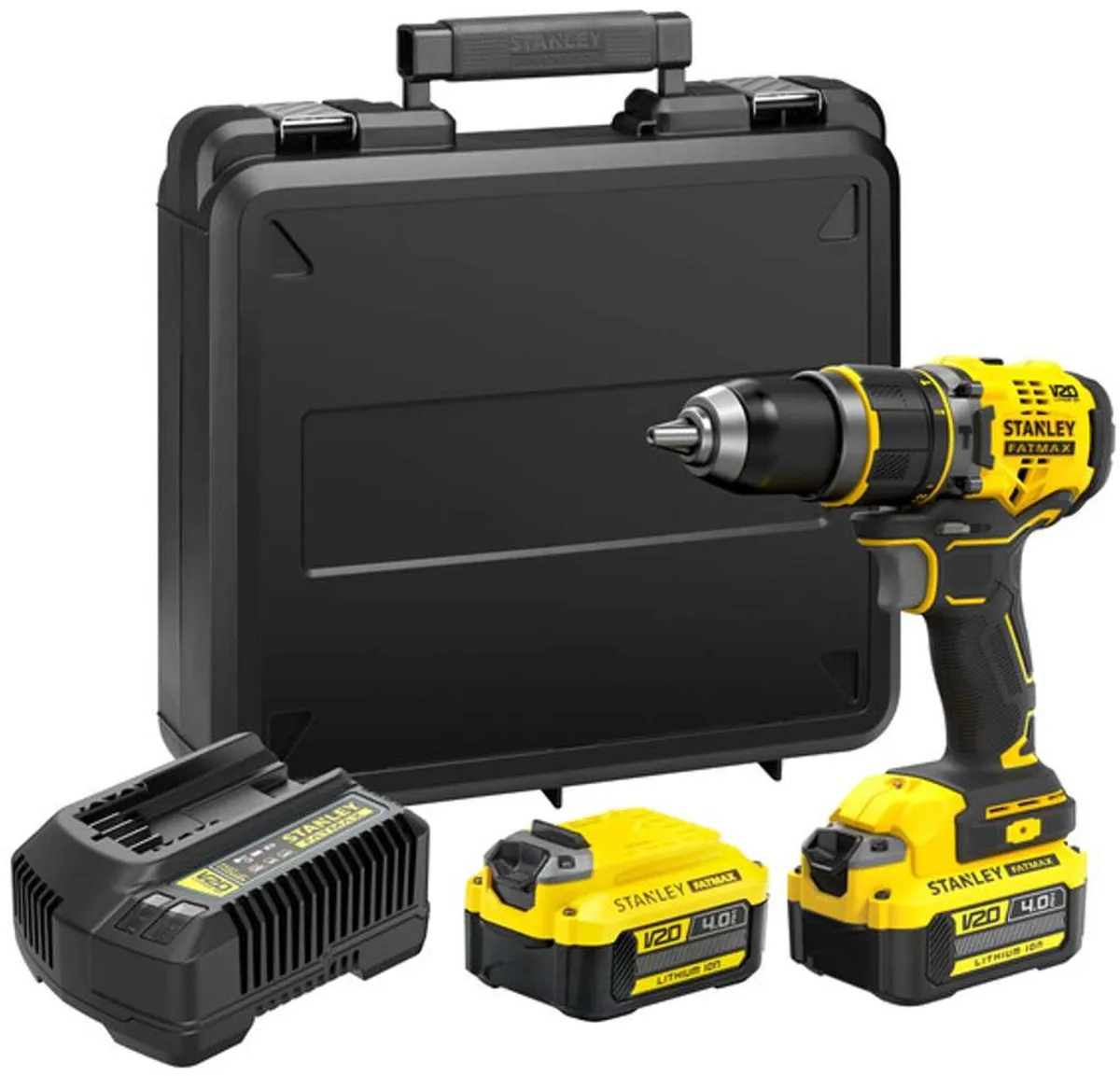 Stanley Fatmax V20 SFMCD721 Schroefklopboormachine - 2x 18V 4.0Ah