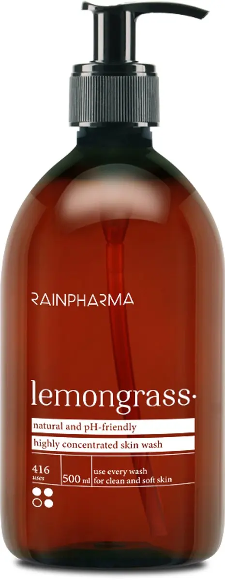 RainPharma Skin Wash Lemongrass 1000ml Douchegel