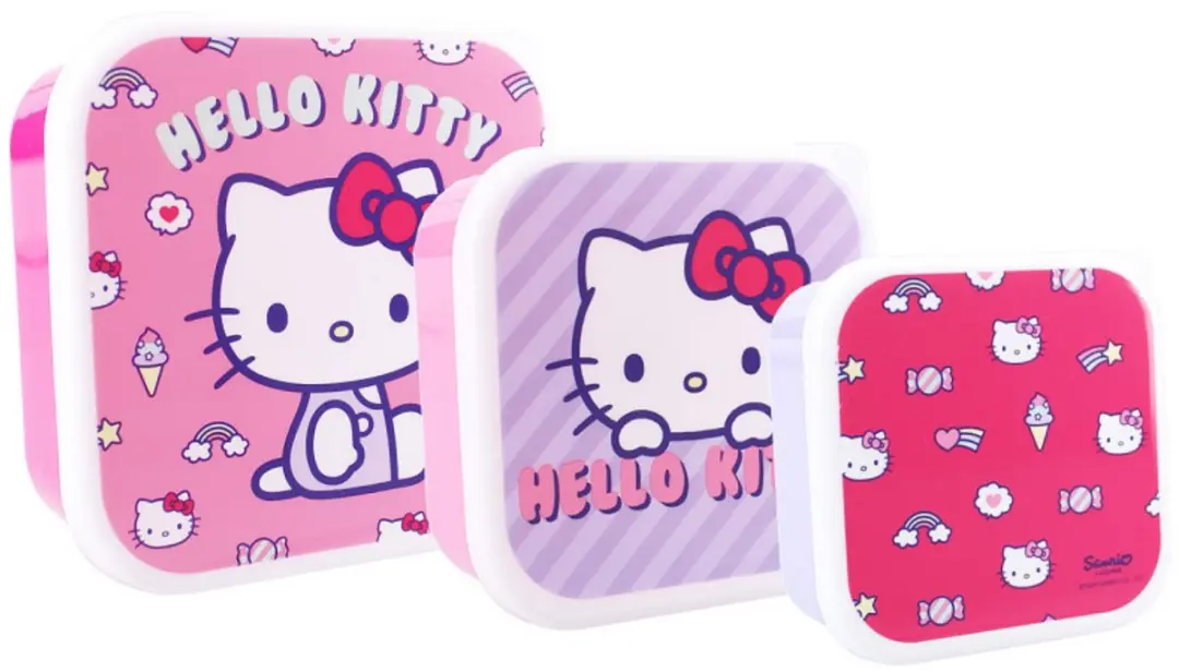 Hello Kitty Lunchset - Roze