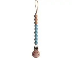 Mushie Siliconen Speenkoord Eva Cadet Blue
