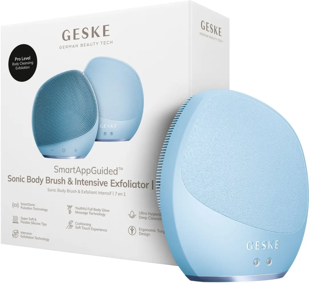 GESKE Sonic Body Brush White - Elektrische lichaamsborstel 7-in-1
