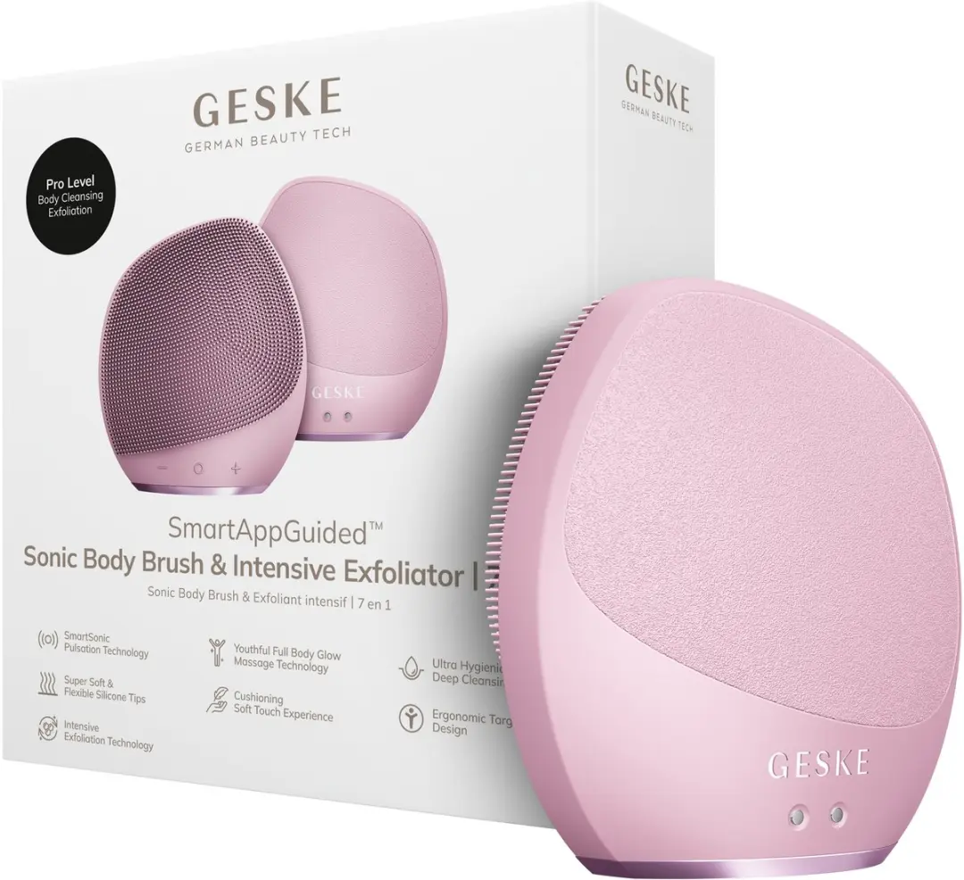 GESKE Sonic Body Brush White - Elektrische lichaamsborstel 7-in-1