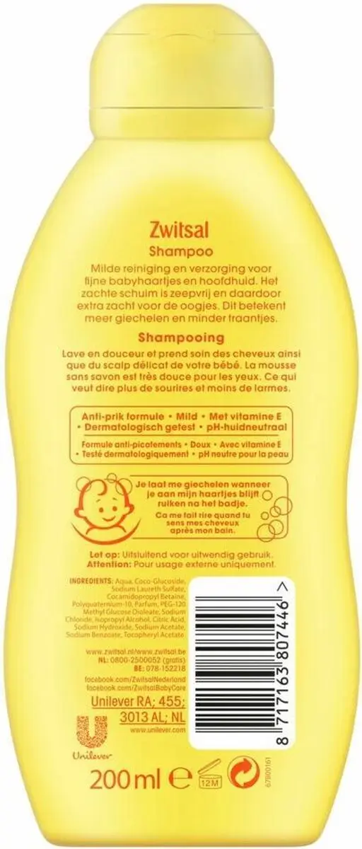 Zwitsal Babyshampoo 200ml