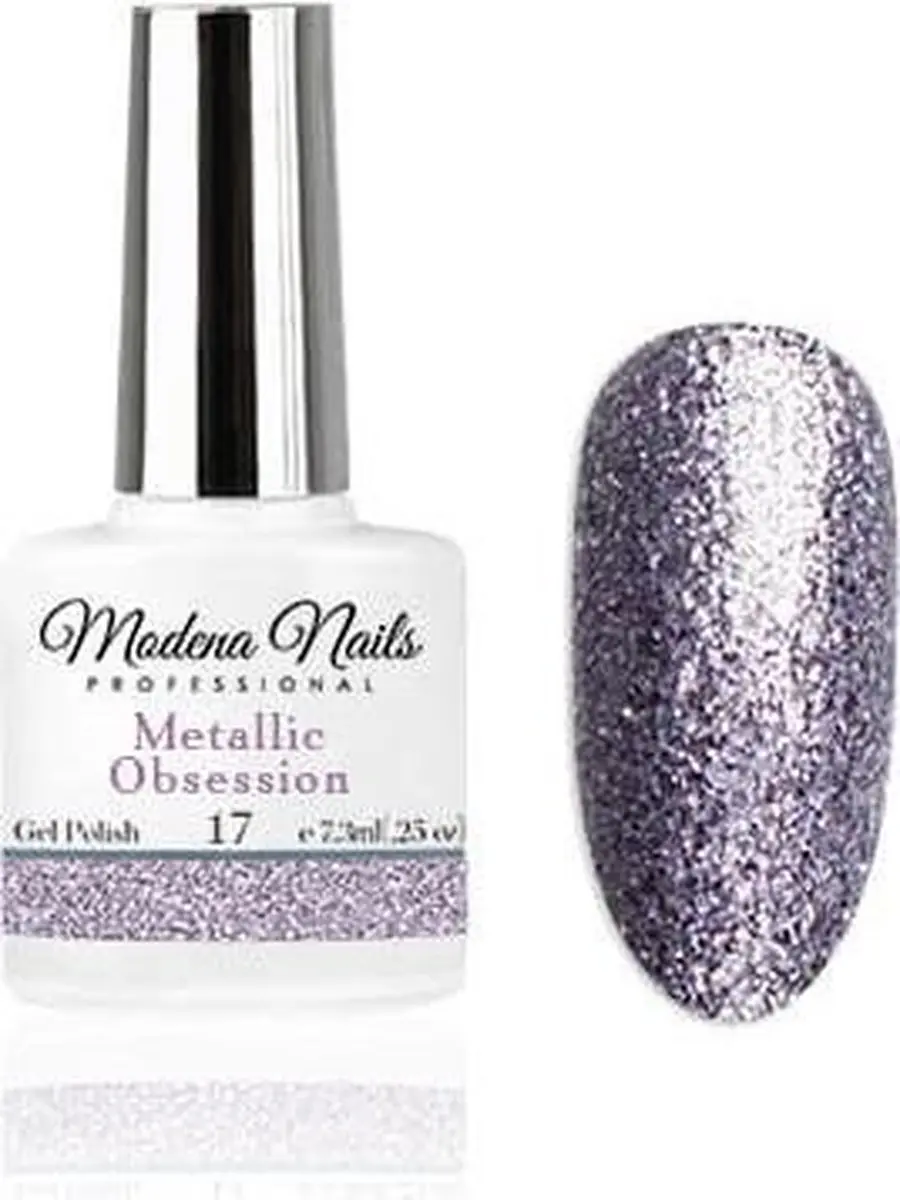 Modena Nails Gellak Metallic Obsession Glitter 7,3ml