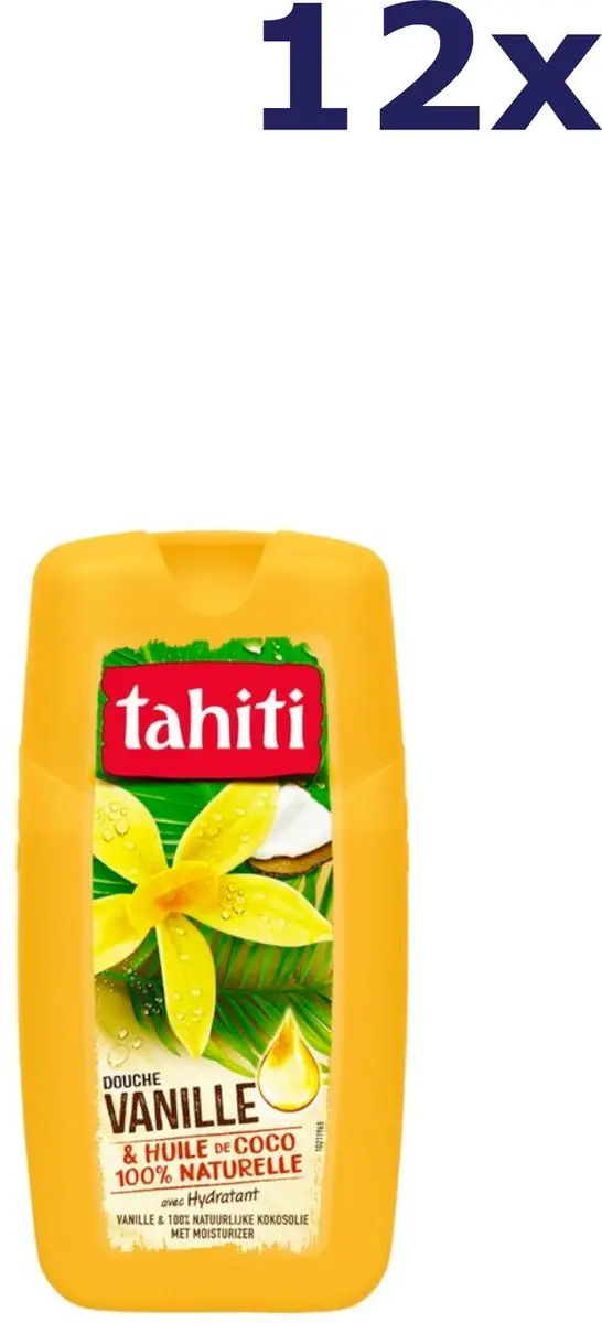 Tahiti Douchegel Vanille & Kokosolie 250ml