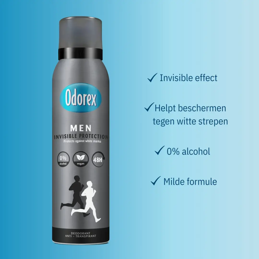 Odorex For Men Invisible Protection Anti-Transpirant Spray 150ml