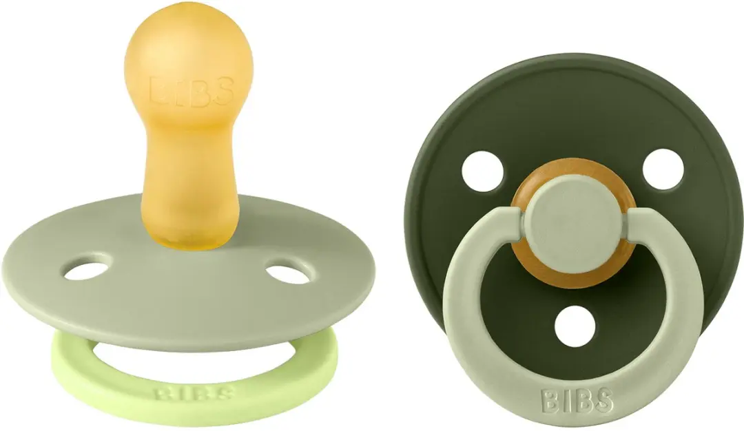 BIBS Studio Fusion Fopspeen - 2 Stuks - 6-18 Mnd - Sage/Hunter Green