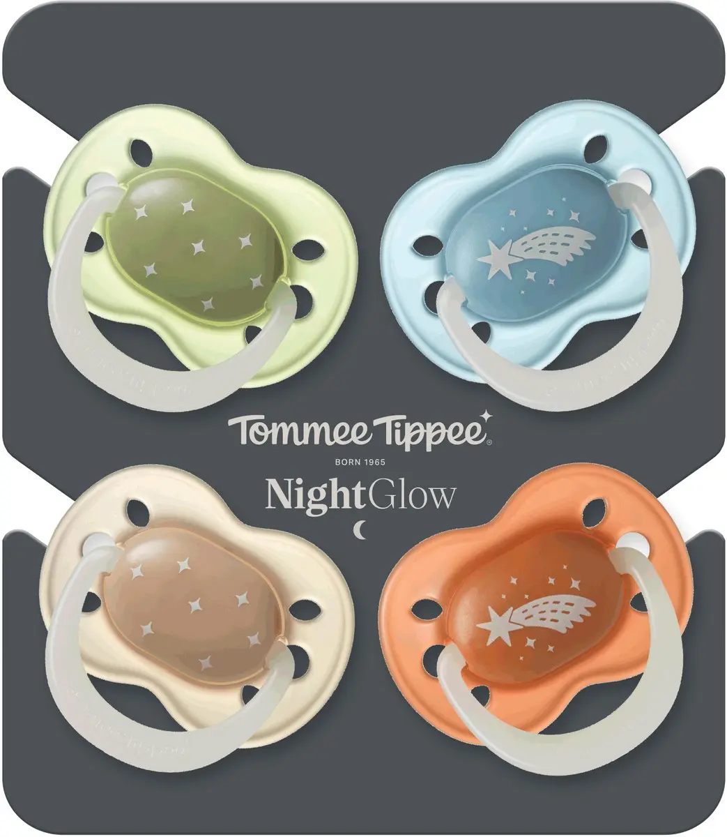 Tommee Tippee NightGlow Fopspeen 0-6 Maanden - 4 Stuks - afbeelding 6 van 6