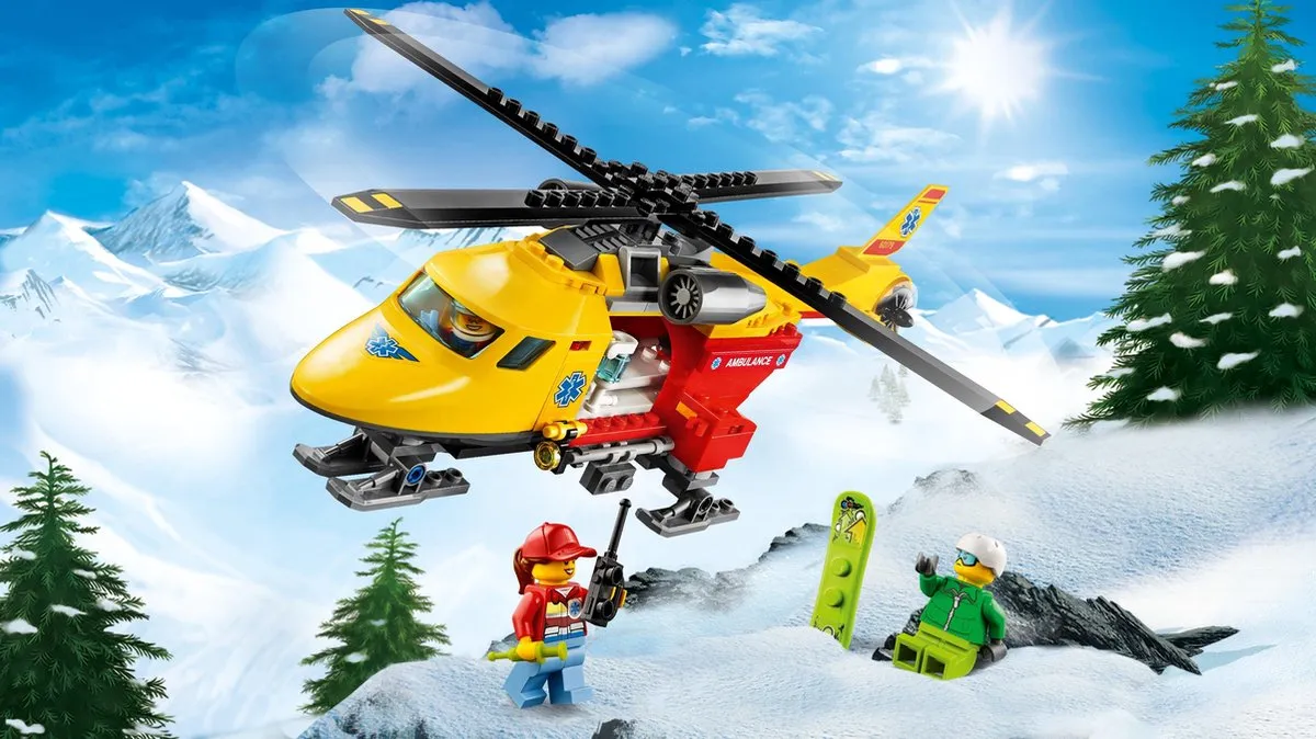 LEGO City Ambulancehelikopter 60179 - 190 Stukken