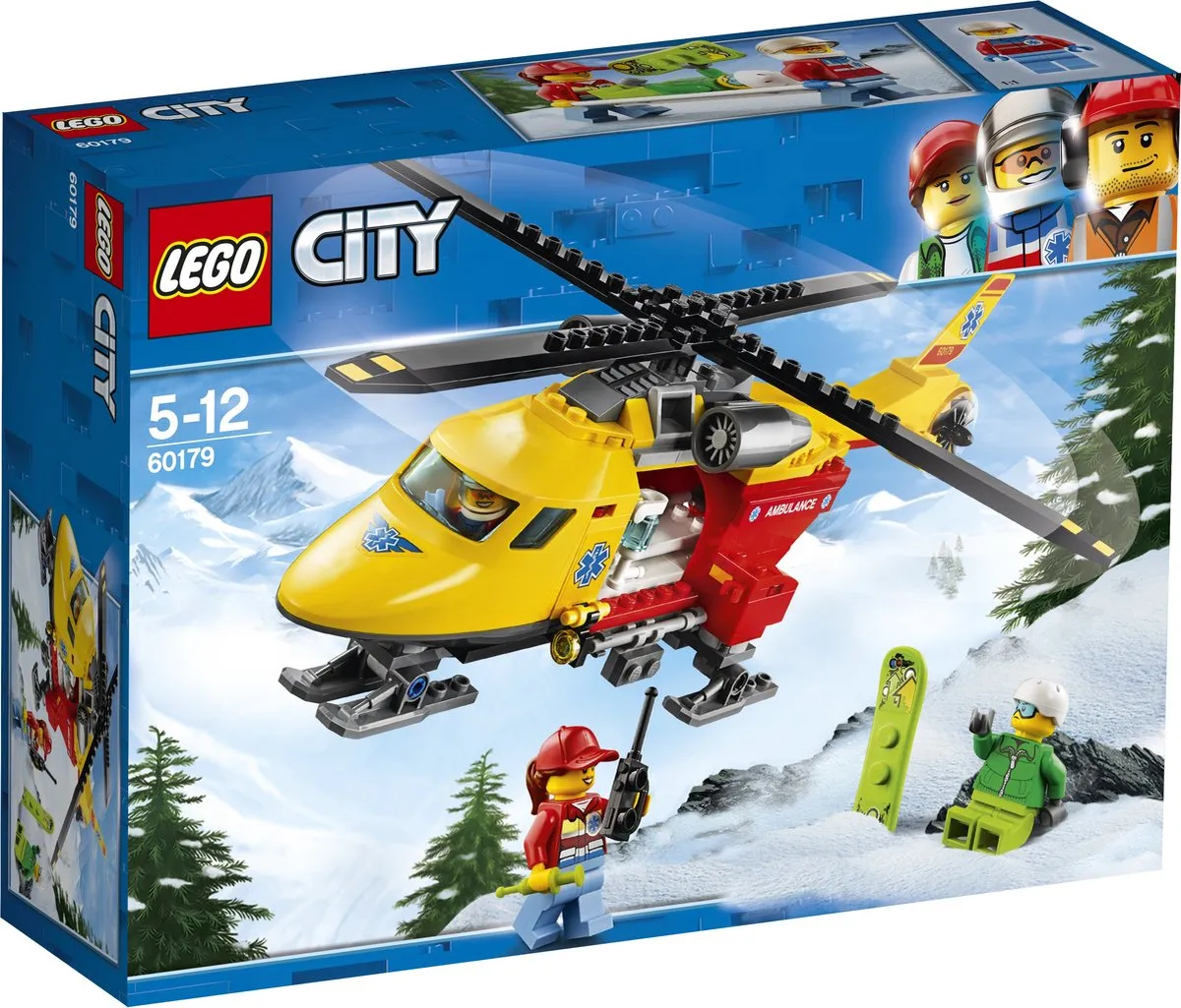 LEGO City Ambulancehelikopter 60179 - 190 Stukken