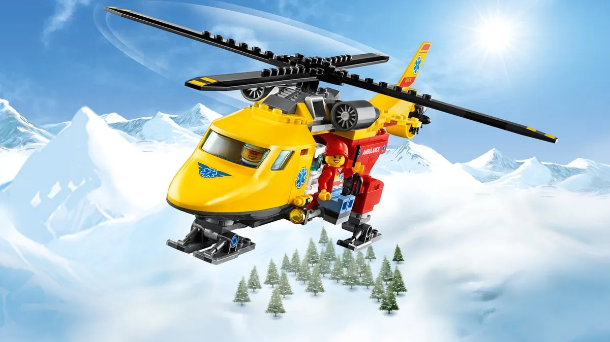 LEGO City Ambulancehelikopter 60179 - 190 Stukken - afbeelding 6 van 6