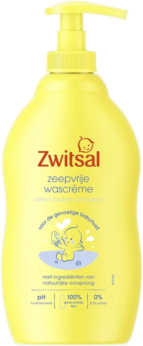 Zwitsal Zeepvrije Wascreme 400ml