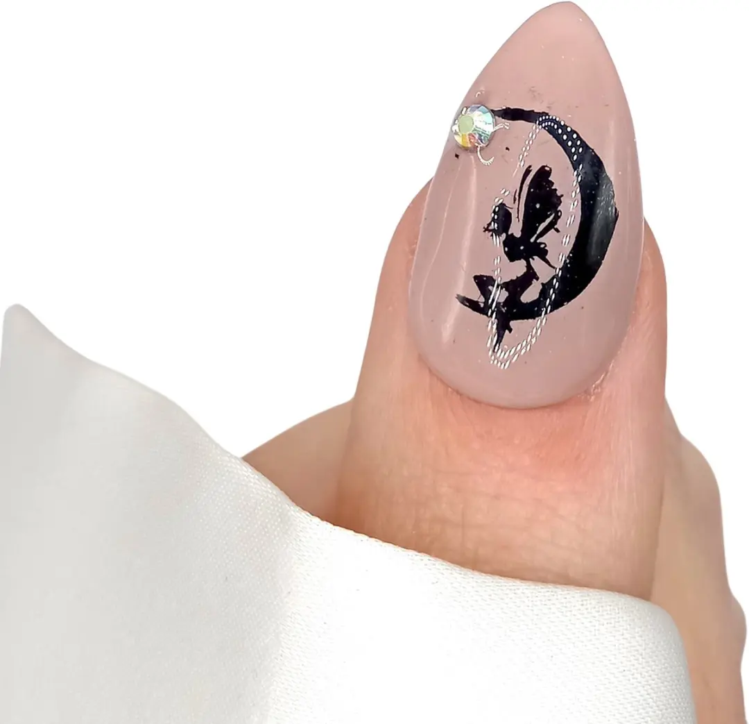 SD Press on Nails Set No. 122 Dreamcatcher - 20 Stuks - Zwart
