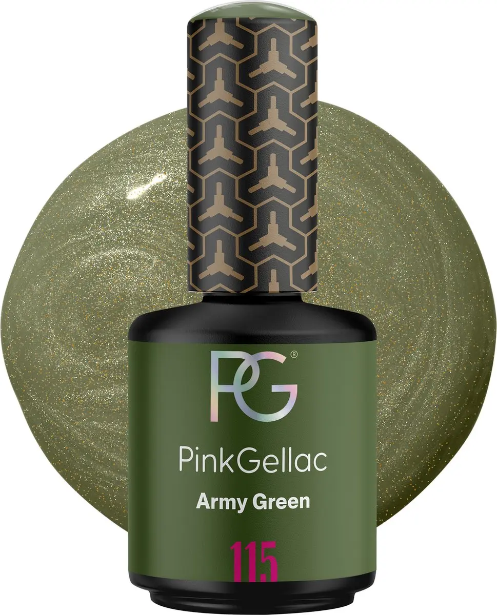 Pink Gellac Army Green 115 Gellak 15ml