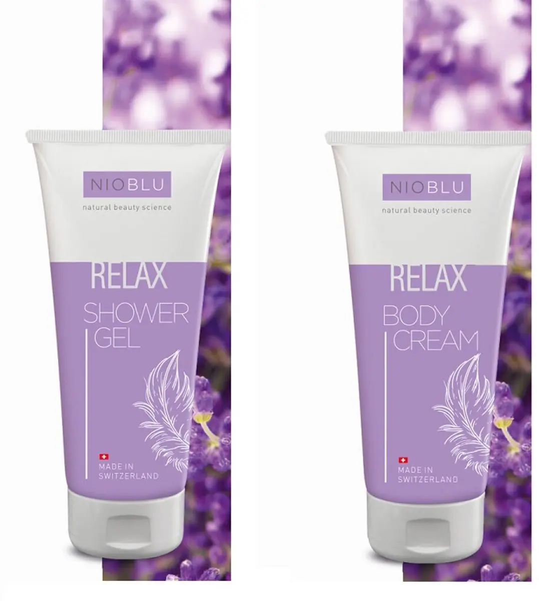 Nioblu Relax Showergel & Bodycream Set 200ml