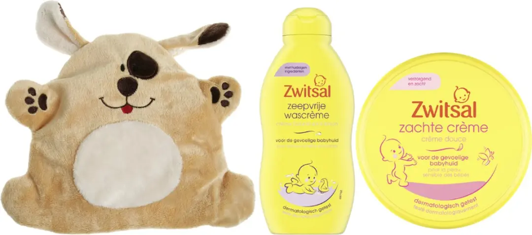 Zwitsal Cadeauset Baby & Cherry Belly Warmteknuffel