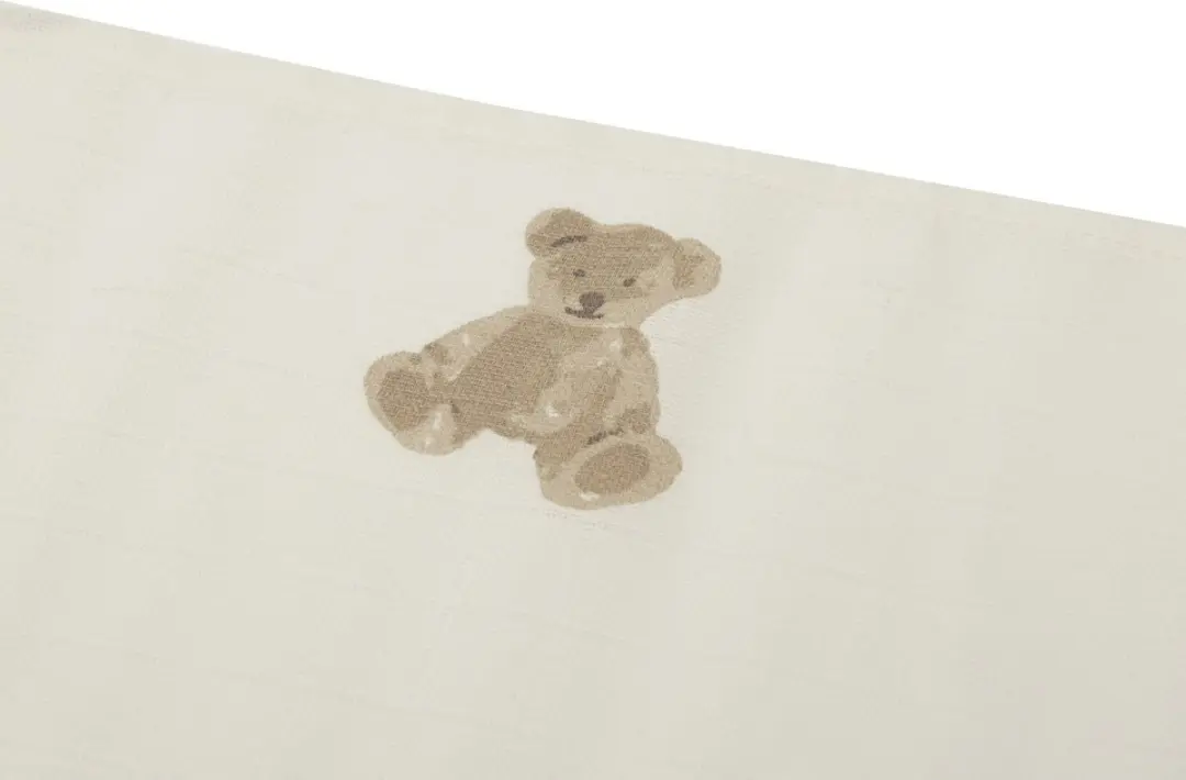 Jollein Hydrofiele Doek Teddy Bear Small 70x70cm - 3 Stuks