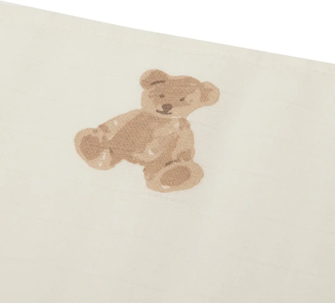 Jollein Hydrofiele Doek Teddy Bear Small 70x70cm - 3 Stuks