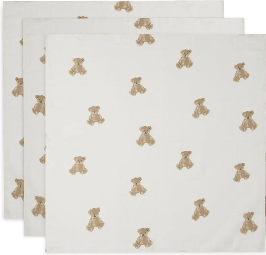 Jollein Hydrofiele Doek Teddy Bear Small 70x70cm