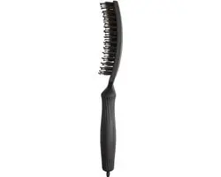 Olivia Garden Fingerbrush Haarborstel M - Zwart
