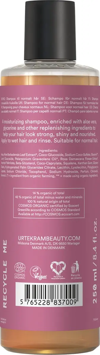 Urtekram Rozen Shampoo Normaal Haar 250ml