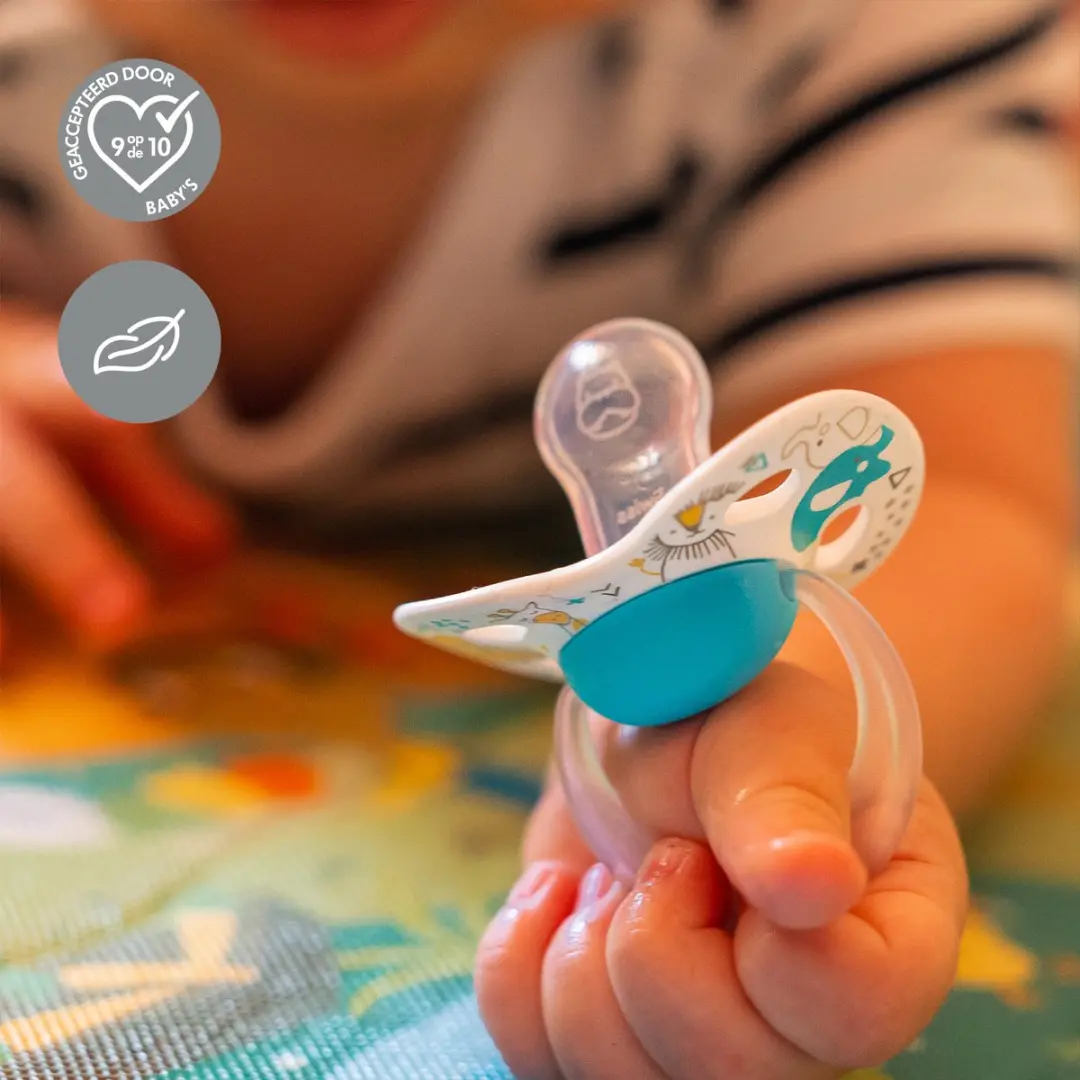 Medela Baby Fopspeen Original Orthodontisch 0-6 Maanden - Turquoise Blauw