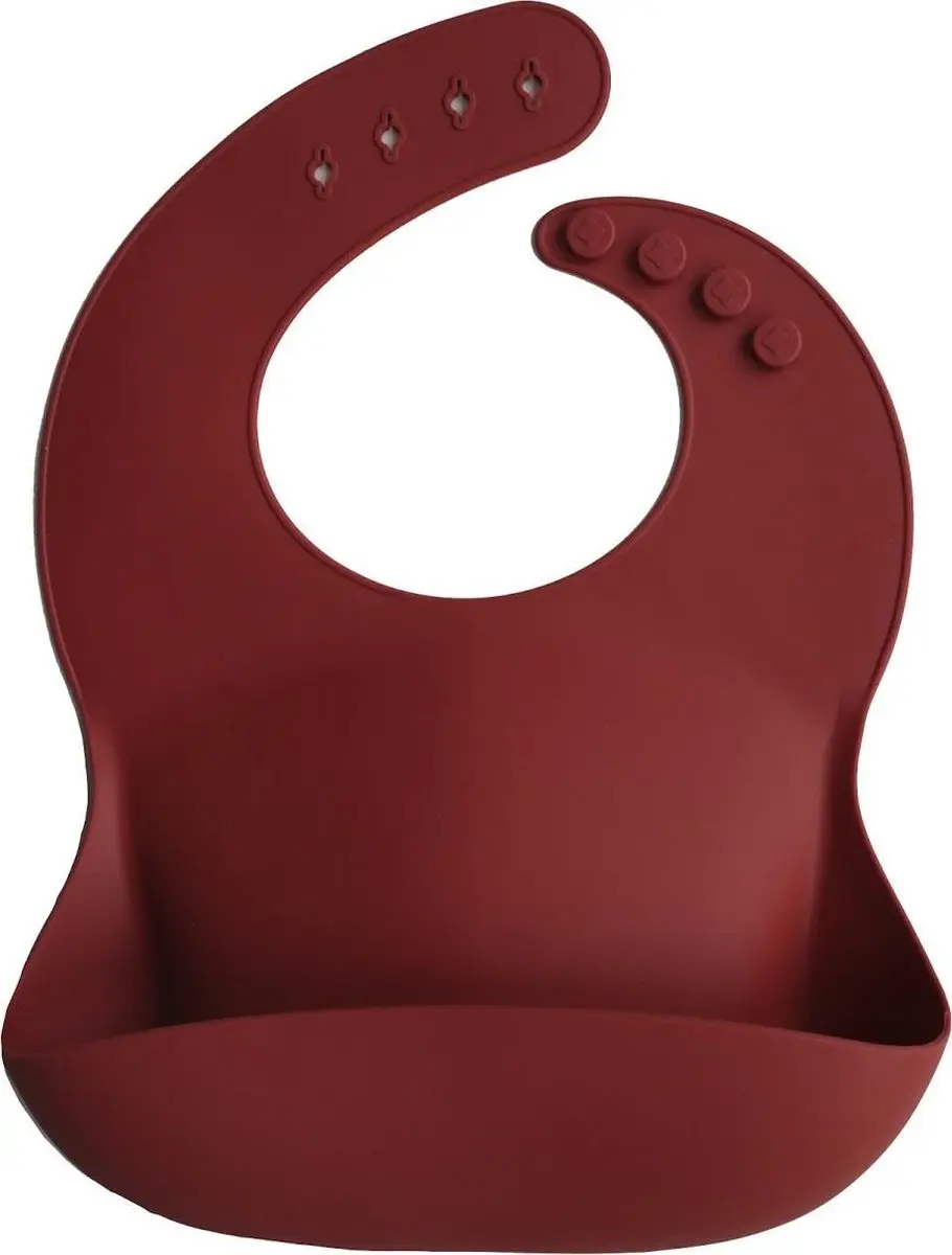 Mushie Siliconen Baby Slabbetje A0004