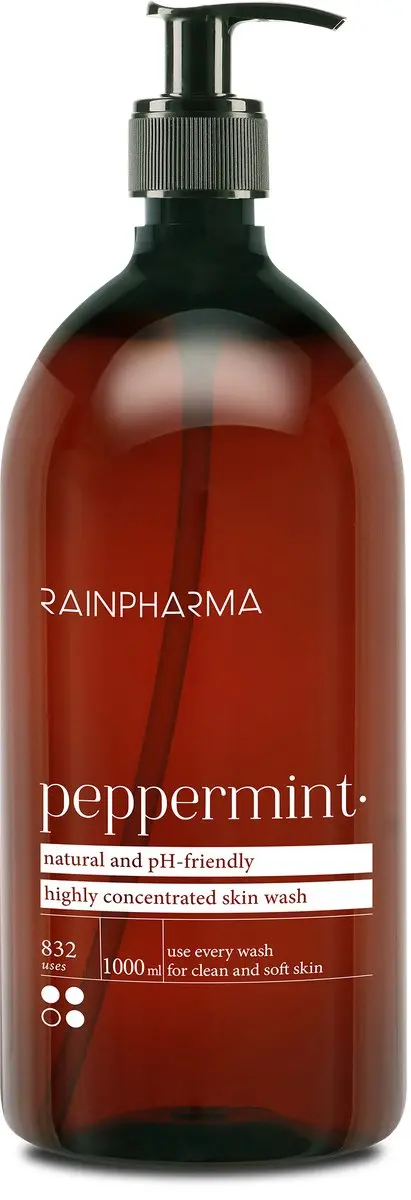 RainPharma Skin Wash Peppermint 1000ml Douchegel
