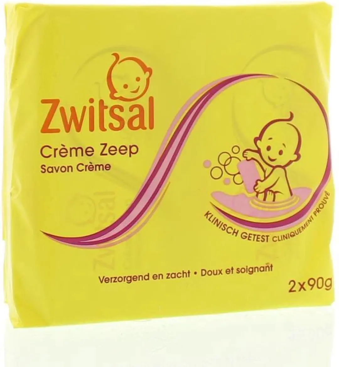 Zwitsal Crème Zeep Baby - 2x90g