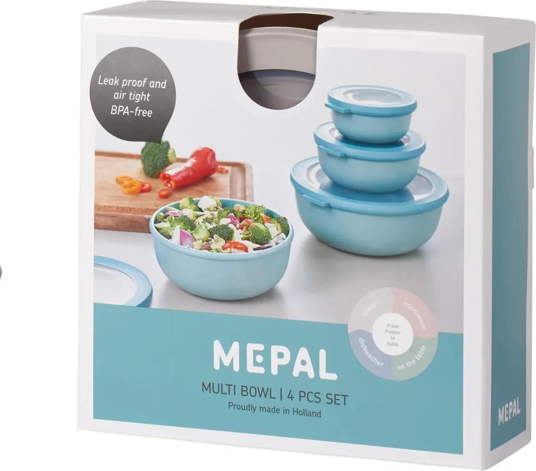 Mepal Cirqula Vershouddoosset 350/750/1250/2250ml - Nordic White