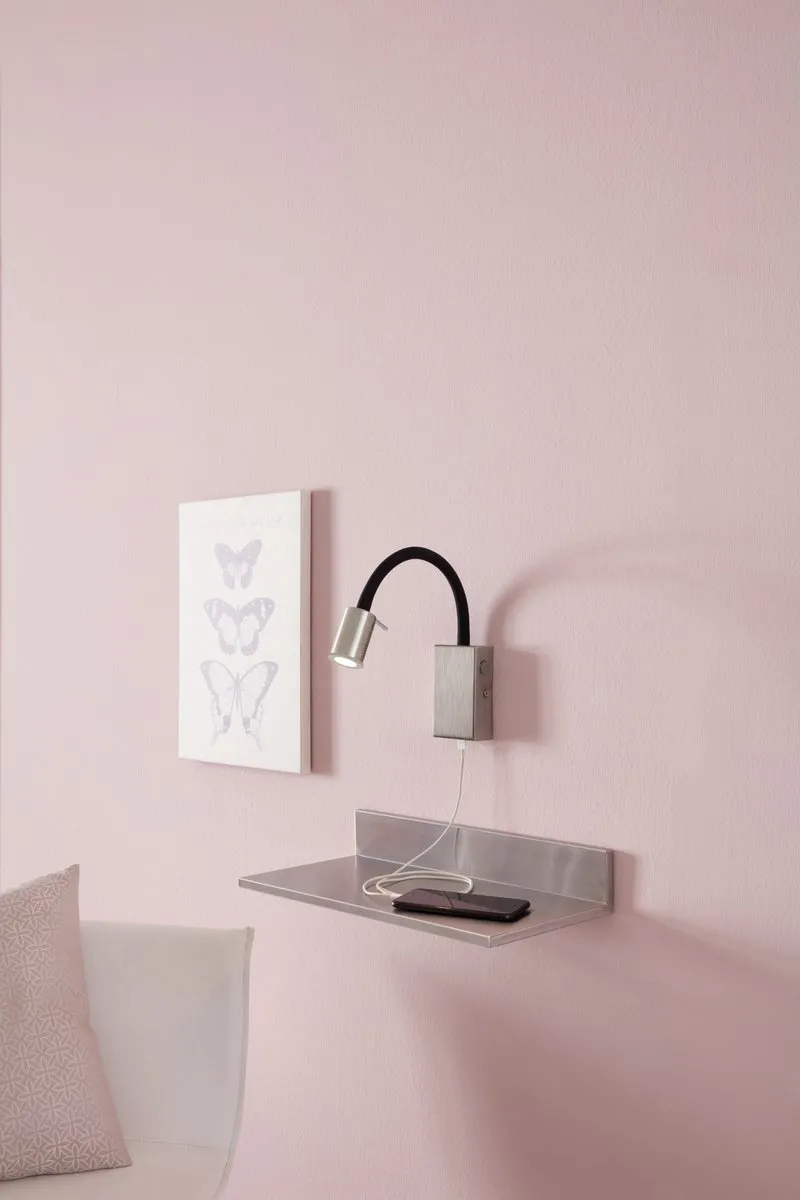 Eglo Tazzoli Wandlamp LED 450lm Nikkel-mat