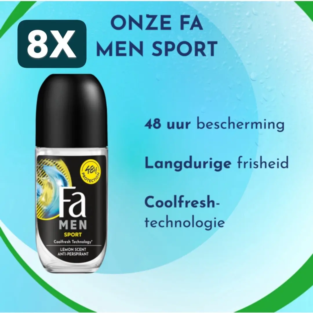 Fa Sport Energizing Fresh Deodorant Roll-on 50ml