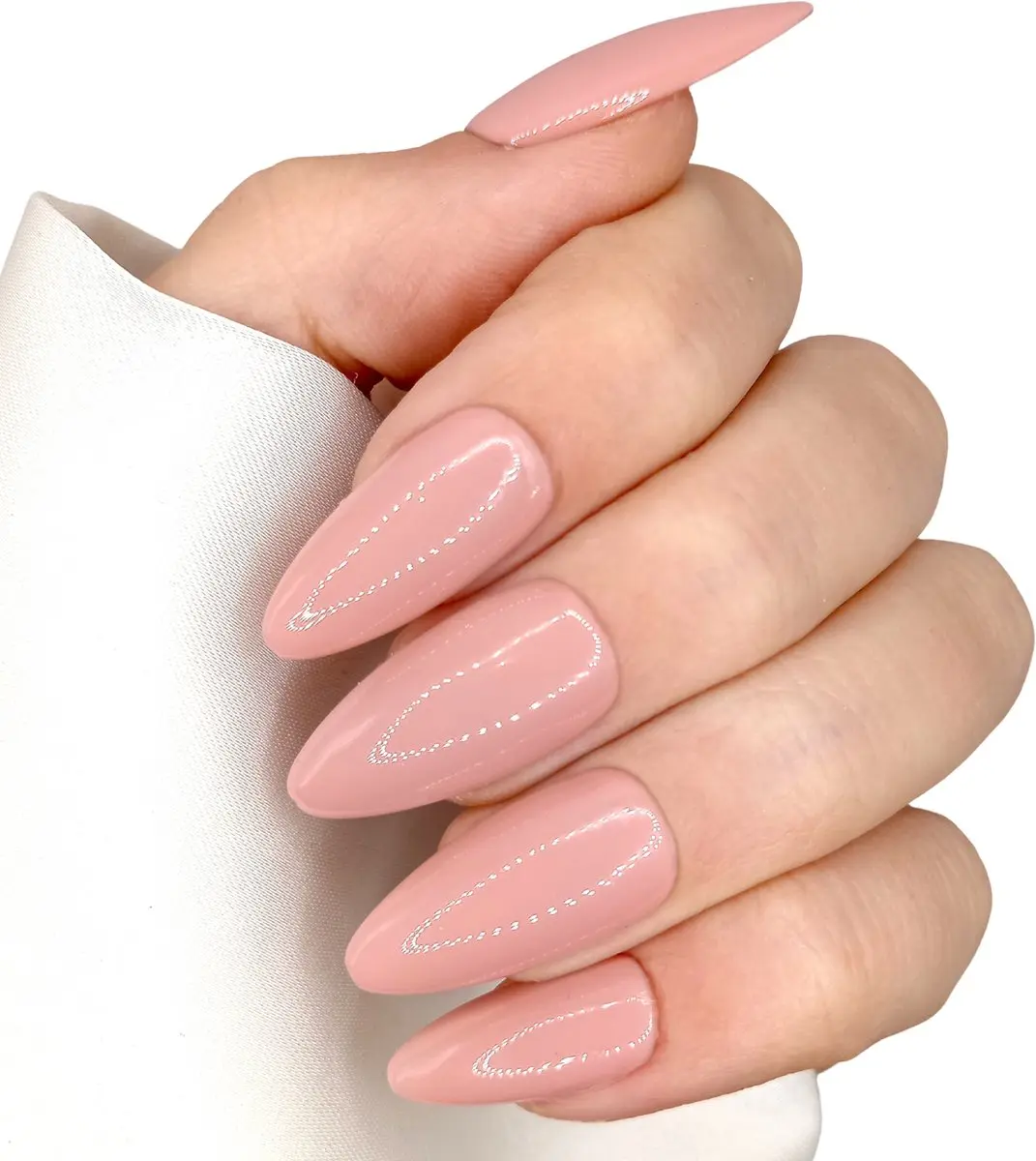 SD Press on Nails B-134 Plaknagels Nude