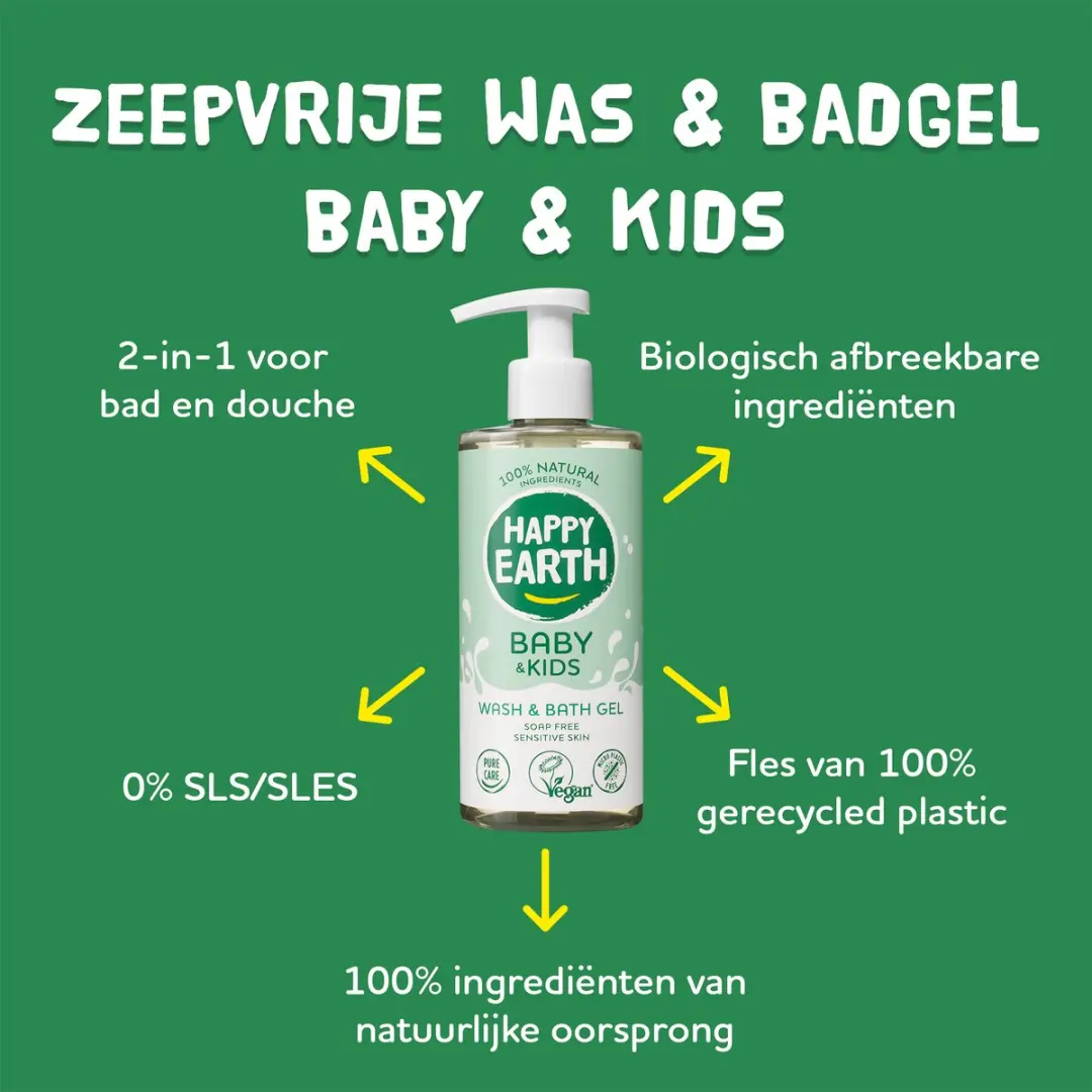 Happy Earth Was & Badgel Baby & Kids 6x300ml