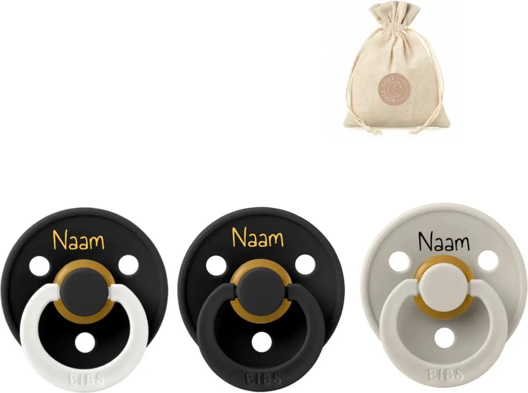 BIBS T1 Fopspeen met naam
