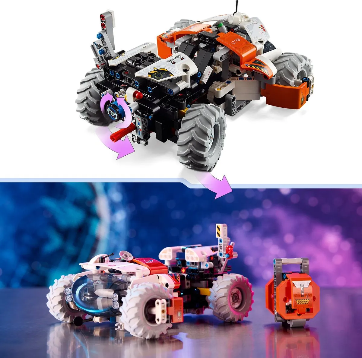 LEGO Technic Ruimtevoertuig LT78 42178 - 435 Stukken - afbeelding 5 van 6