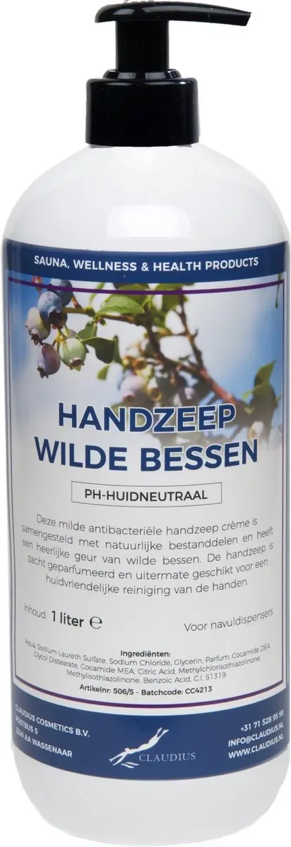 Splashbox Cosmetics Handzeep Wilde Bessen 1L
