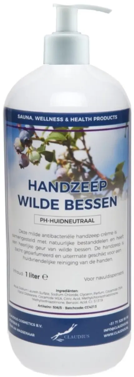Splashbox Cosmetics Handzeep Wilde Bessen 1L
