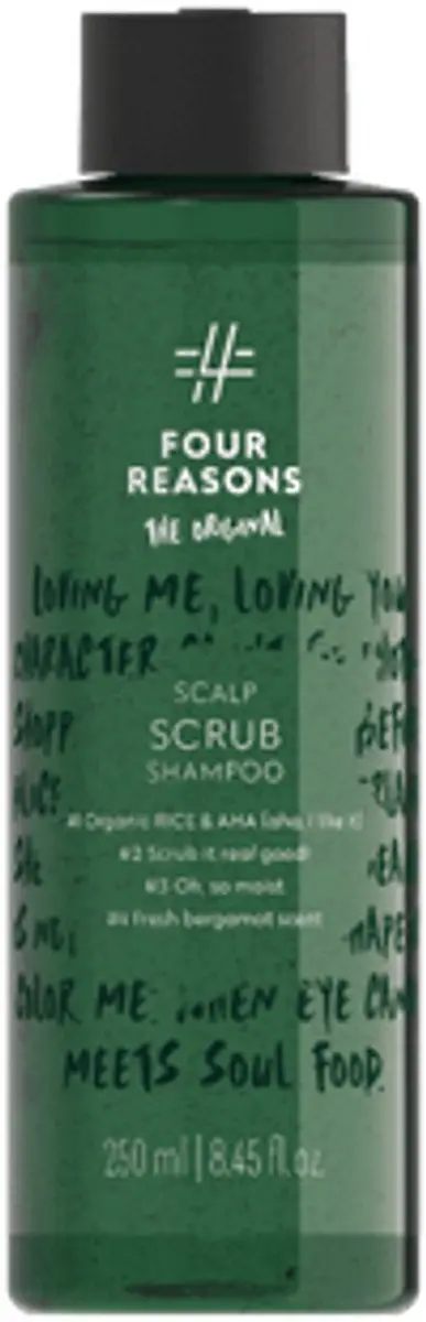Four Reasons Original Scalp Scrub Shampoo 250ml - Kroeshaar
