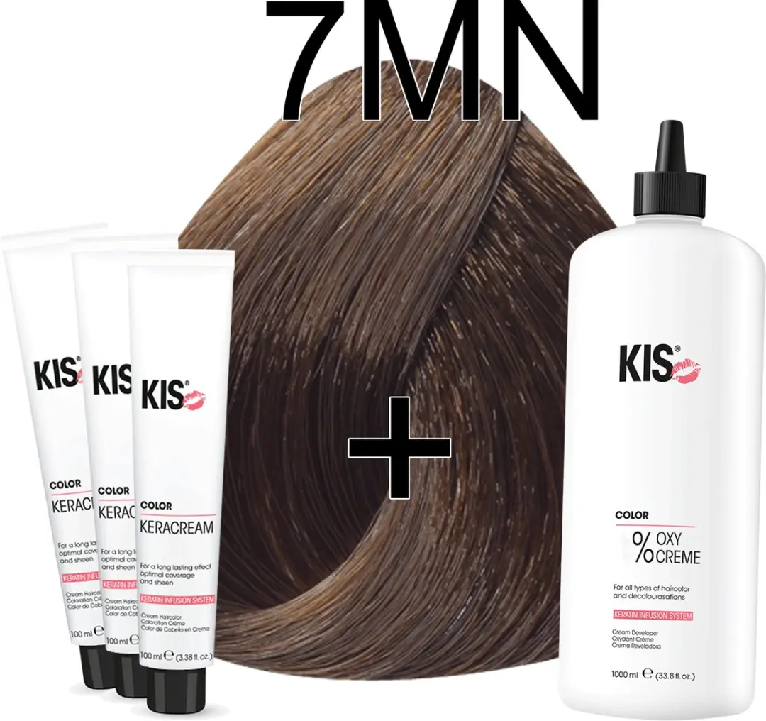 KIS KeraCream Color Mat blond Haarverfset 100ml