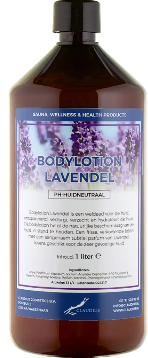 Splashbox Cosmetics Bodylotion Lavendel 1L