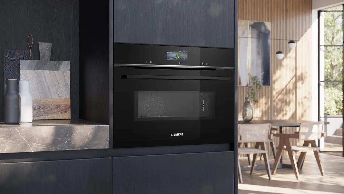 Siemens iQ700 CM736G1B1 Compacte Inbouw Oven - 45L Zwart