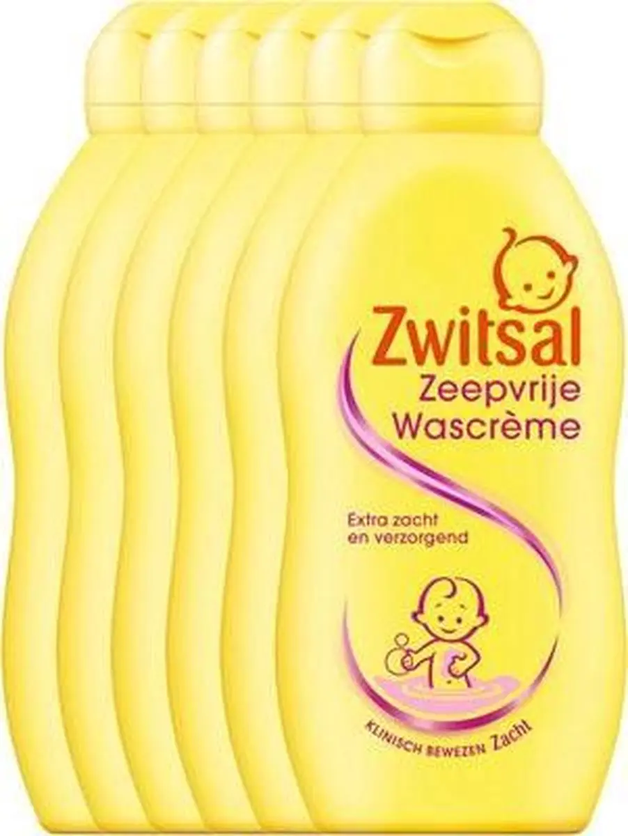 Zwitsal Zeepvrije Wascreme Baby 200ml