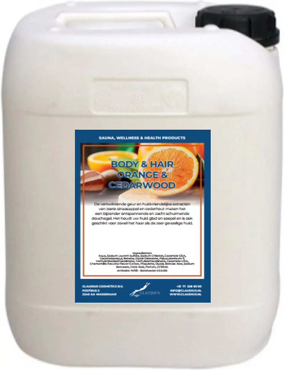 Splashbox Cosmetics Sweet Orange & Cedarwood Body & Hair 10L