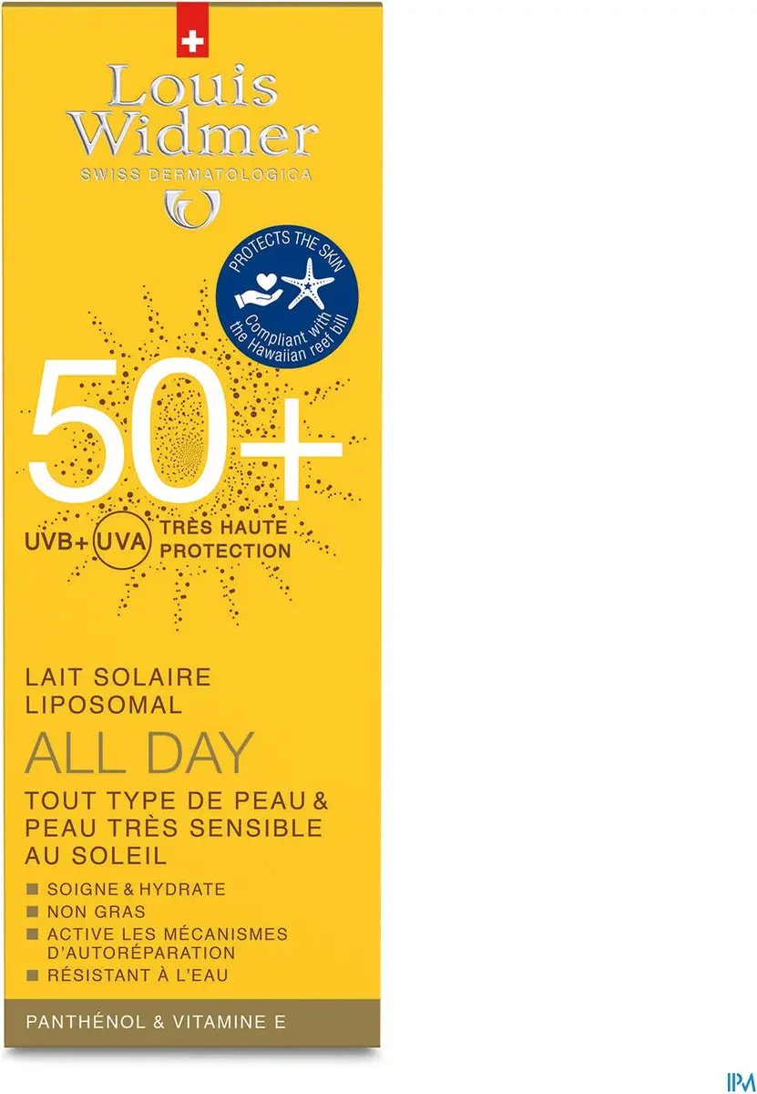 Louis Widmer Sun All Day 50 Parf Tube 100ml