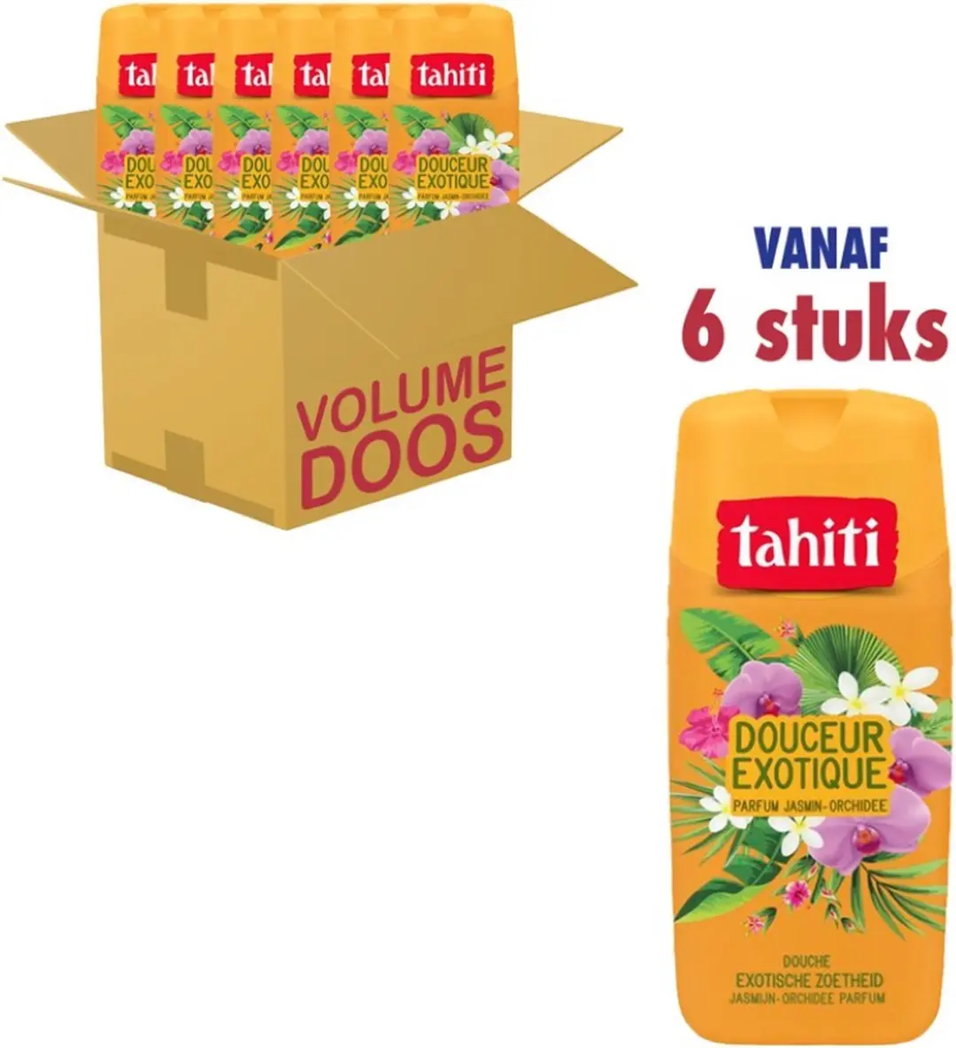 Tahiti Douchegel Exotische Zoetheid 6x320ml