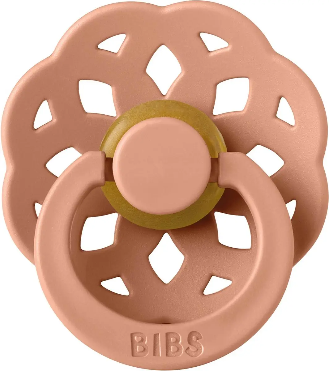 BIBS Boheme Pacifier Stage 1 - 2 Stuks - Peach