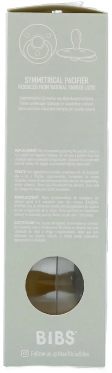 BIBS Symmetrical Latex Fopspeen - Groente 2 Stuks