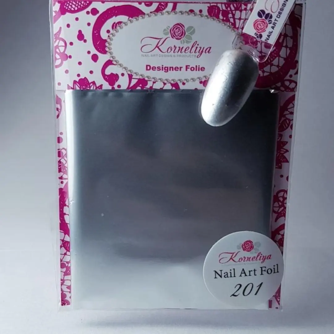 Korneliya Nailart Folie Mat Craquelé Zilver 201
